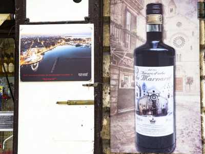 ...tra cui il tipico amaro d�erbe �du Marnarid�